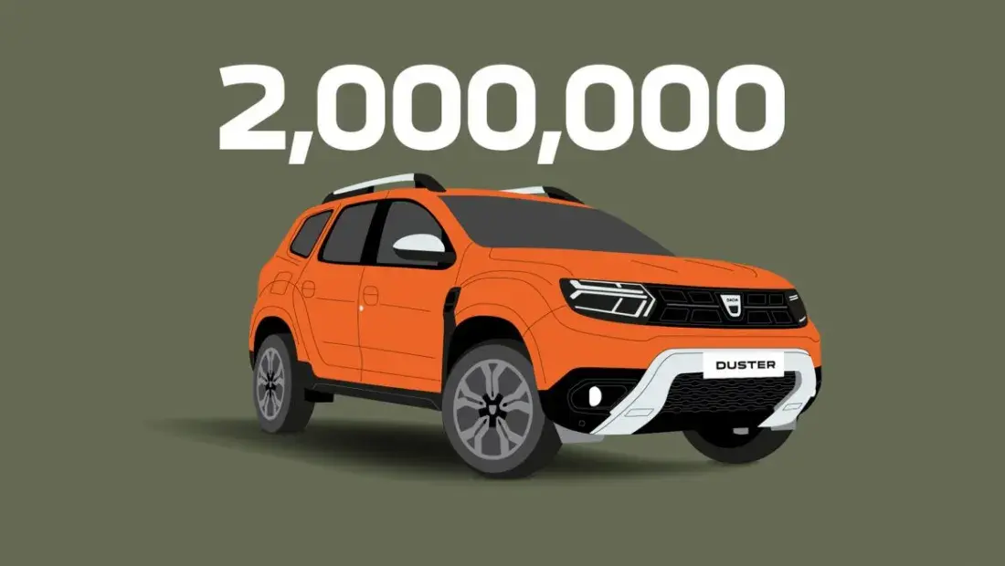 Dacia Duster: twee miljoen verkochte exemplaren